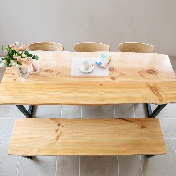 New Song Wood Slap Whole Wooden Wooden Wood Slap Table for 4 People 6 People Table Starbucks Table for 8 People (Outlet Reclamation)